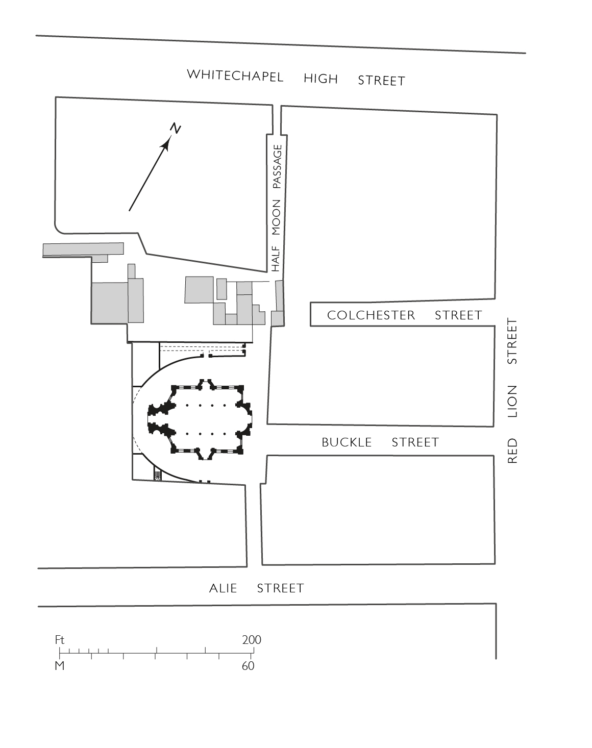 Survey of London Camperdown House, 6 Braham Street